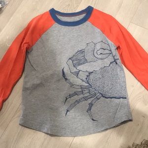 Mini Boden crab shirt.